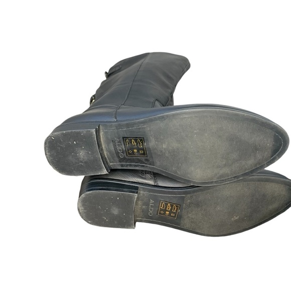 ALDO black Keesha knee high riding‎ boot. Size 7.5 - Picture 10 of 13